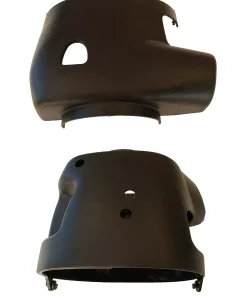 Steering Column Cover Upper & Lower Shroud Cover Kit Compatible with 03-06 Chevy GMC Silverado Sierra Tahoe Yukon with Tilt Steering Replaces OE# 26089140