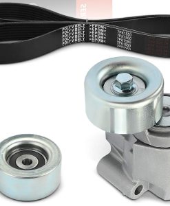 Engine Serpentine Belt Drive Kit with Tensioner Compatible with Toyota Camry